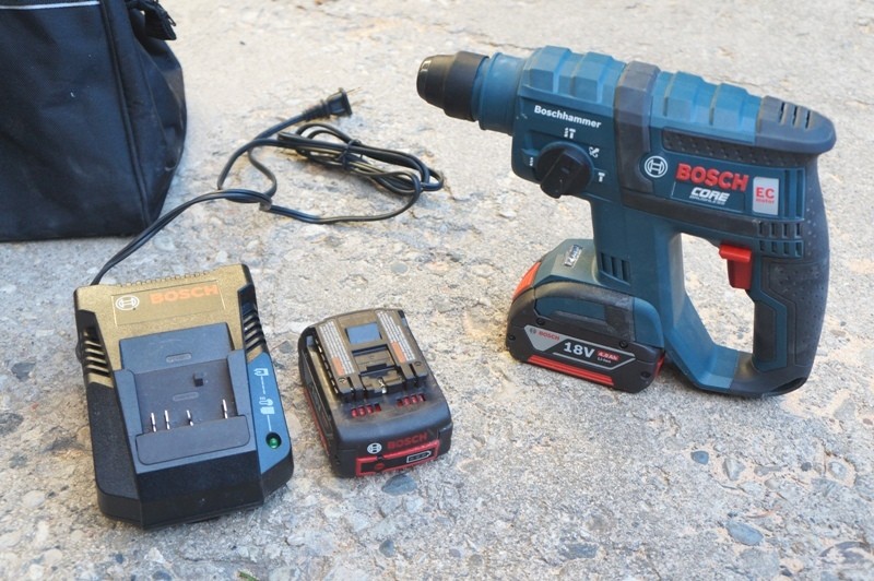 Bosch RHH181 18V SDS Plus Rotary Hammer Review - Tools In Action