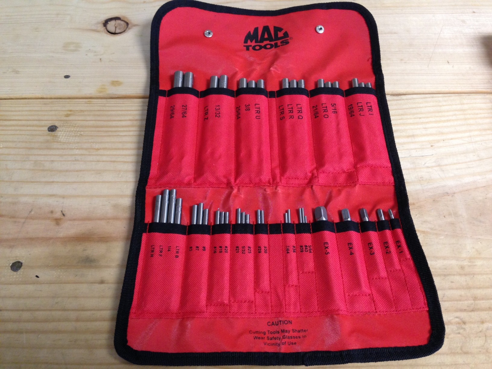 mac tools drill bits