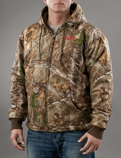 Camo milwaukee heated online hoodie