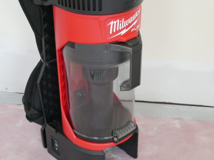 Milwaukee Backpack Vacuum Review Tools in Action
