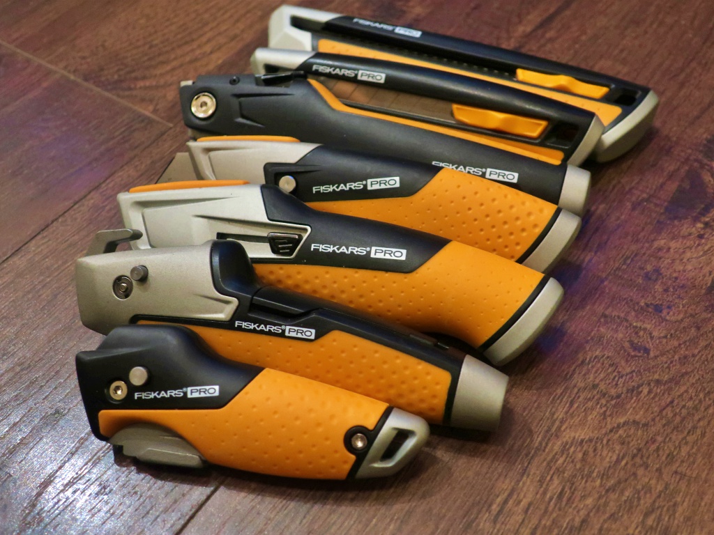 Fiskars Carpenter´s Fixed Blade Utility Knives Silver