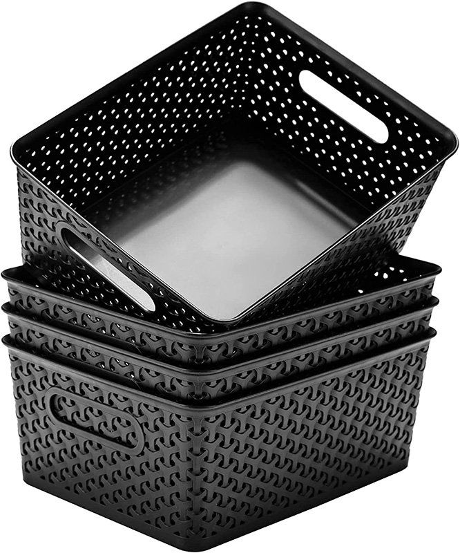 Essentials for Full-Time RV Living: decorative storage baskets
