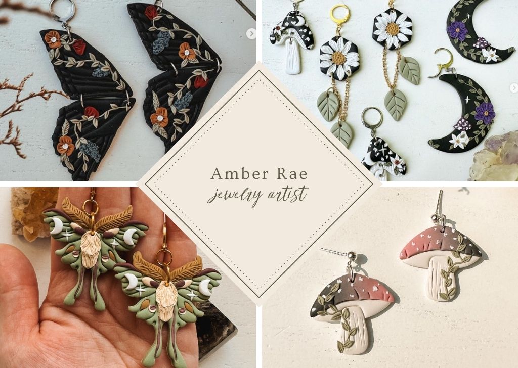 Female jewelry artists Amber Rae