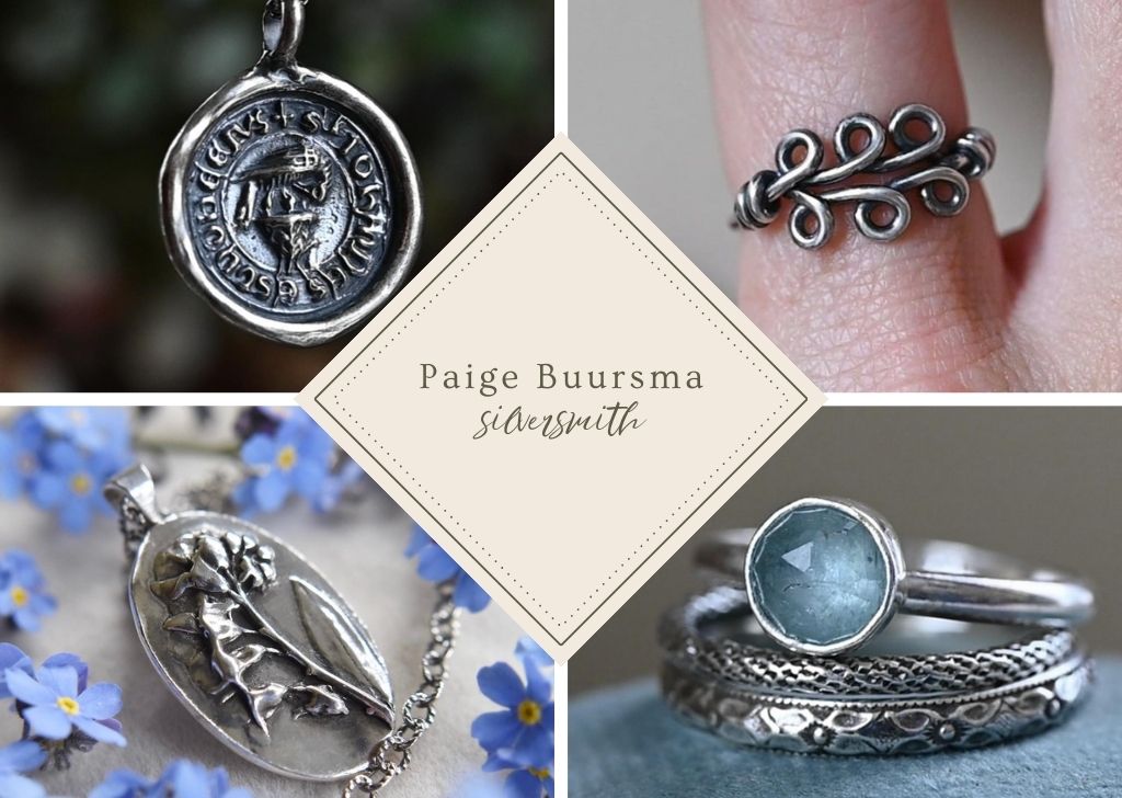 Female silversmiths Paige Buursma