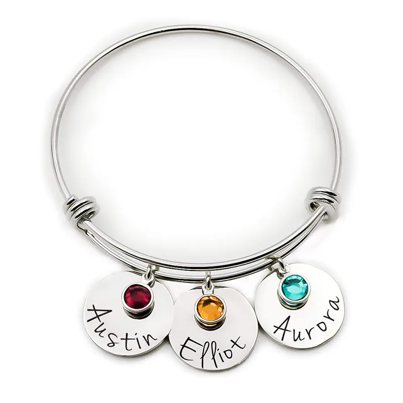 Mother's Day Gift Guide personalized baby name bracelet for mom