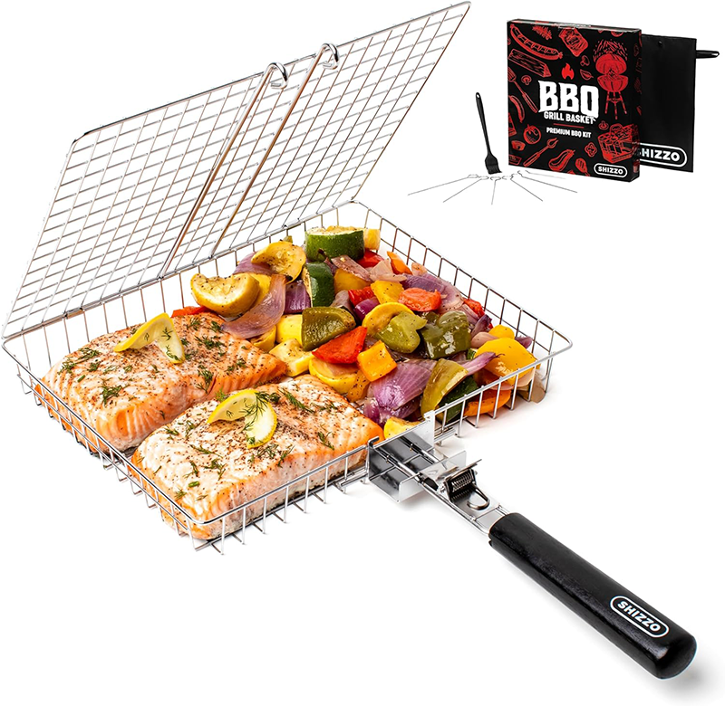 Celebrate BBQ Day with Amazon Deals - folding grill basket