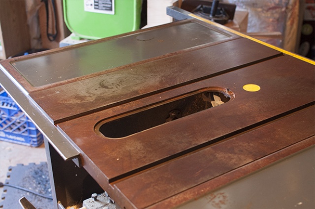 Remove Rust From A Table Saw Top, Best Way To Remove Rust From Table Saw Top
