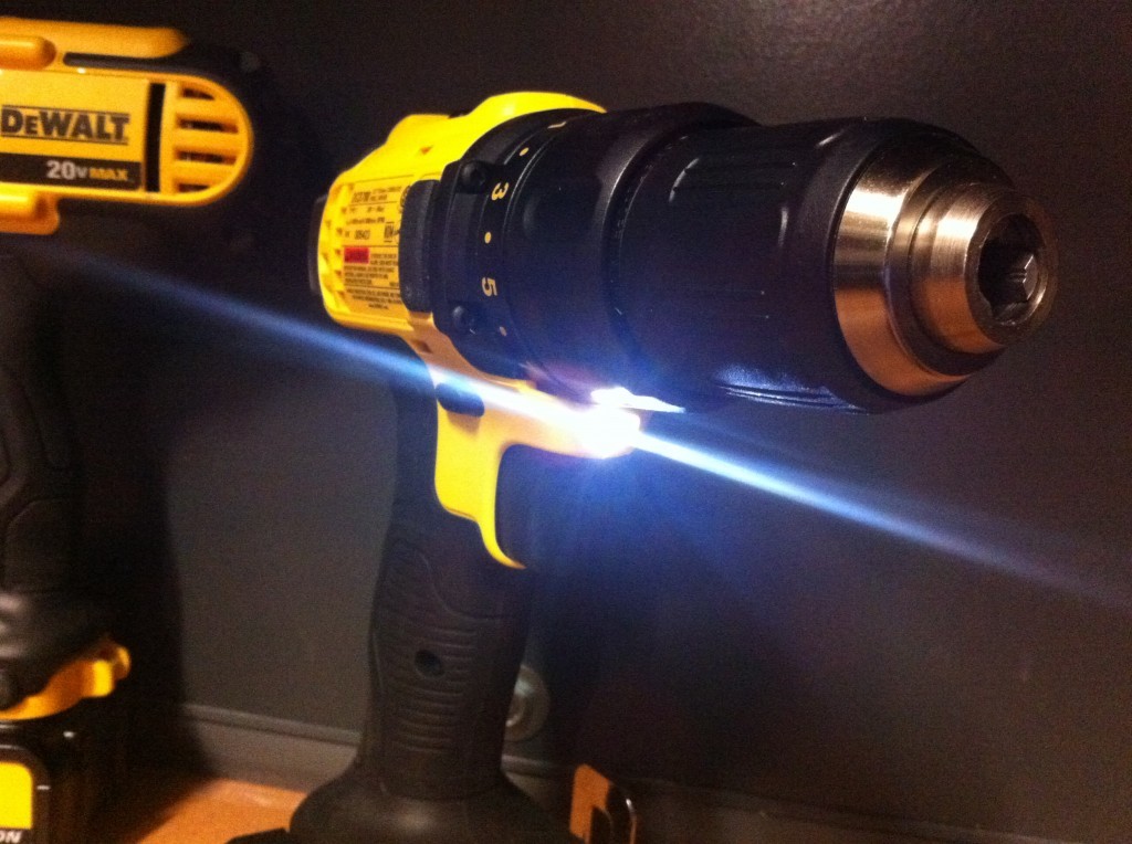 Dewalt 20v drill led light