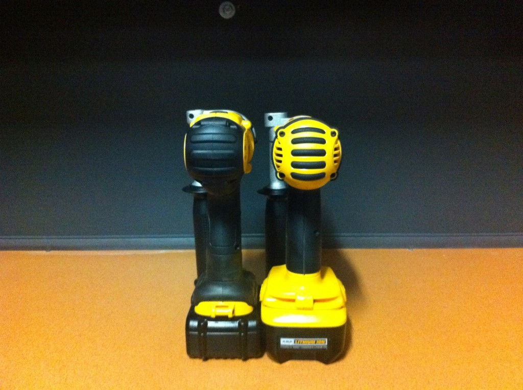 Dewalt 20v drill rear