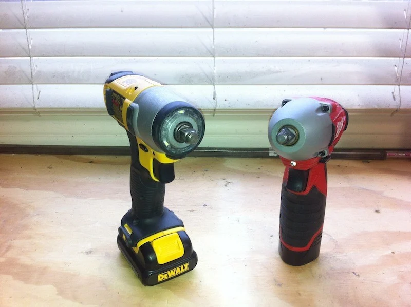 Milwaukee vs. DEWALT 12V Impact Wrench