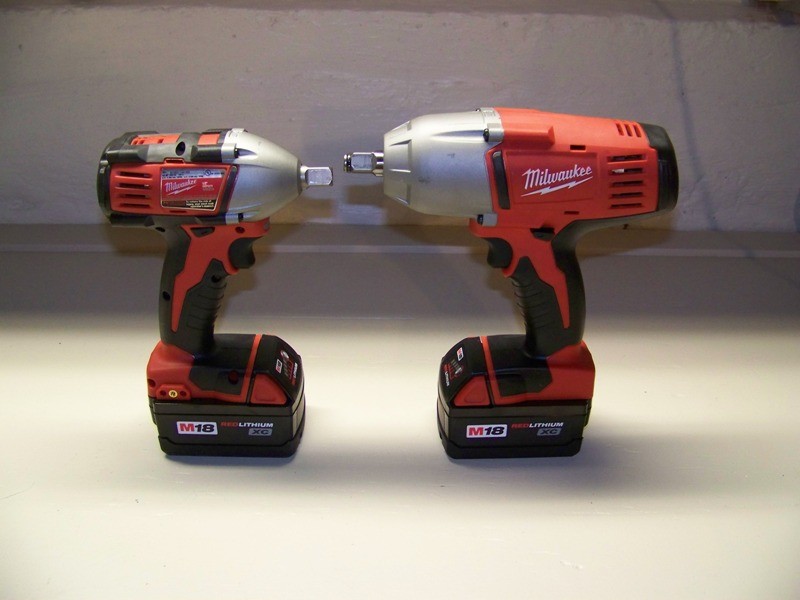 Milwaukee M18 Impact Wrench vs Milwaukee M18 Compact Impact Wrench - Tools  In Action - Power Tool Reviews