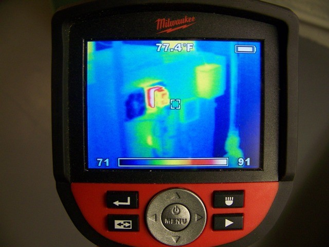 Milwaukee thermal online camera