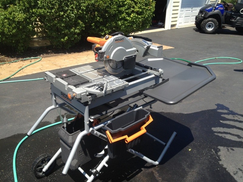 Ridgid 10" Variable Speed Commercial Tile Saw review - The Beast R4090