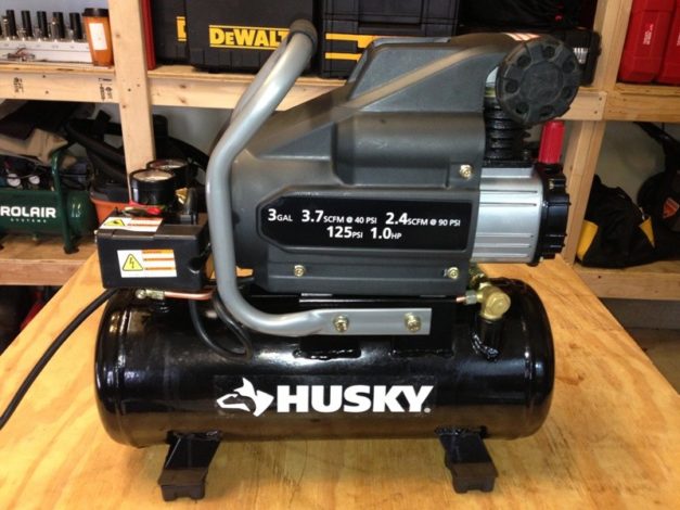 Husky 3 Gallon Portable Air Compressor - L13HPD - Tools In Action ...