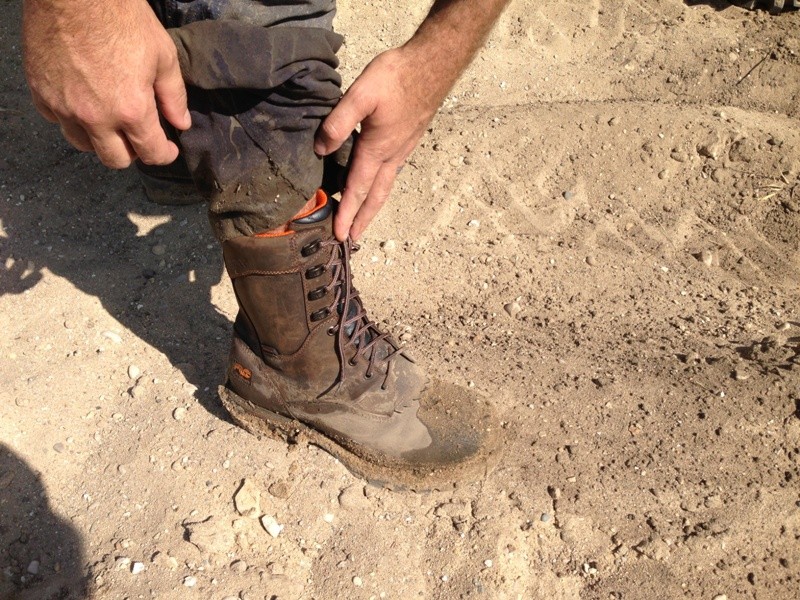 timberland rip saw logger boots