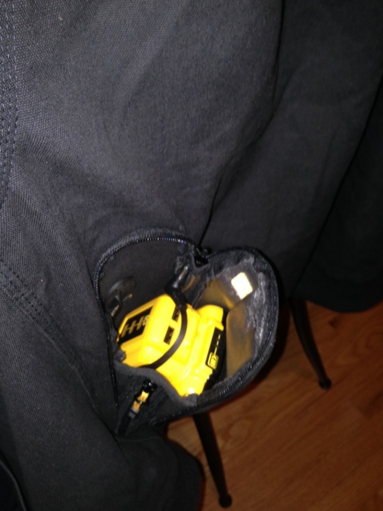 Dewalt heated jacket adapter pocket