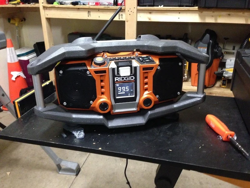 RIDGID 18V Cordless Jobsite AM/FM Radios