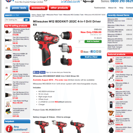 Milwaukee M12 4 in 1 Drill Driver - BDDXKIT-202C - Tools In Action ...