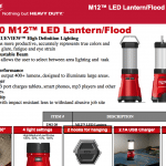 M12 lantern flood light