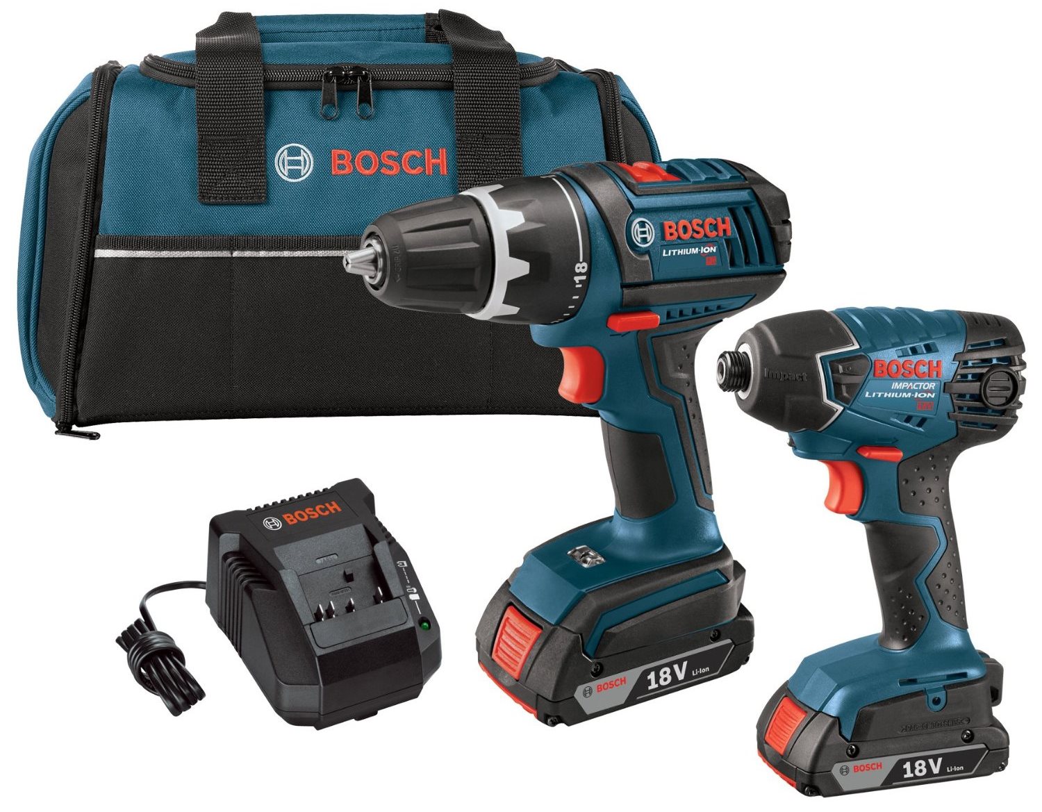 Bosch CLPK232 181 18V 2 Tool Combo Kit 
