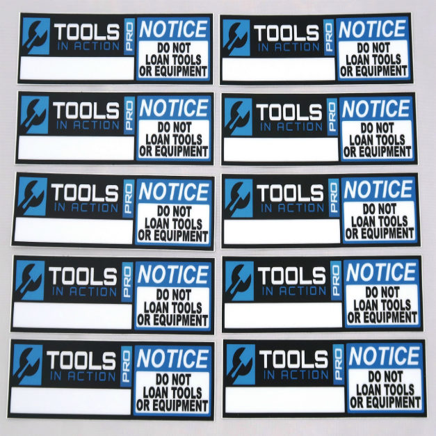 Tools in Action Inventory Stickers