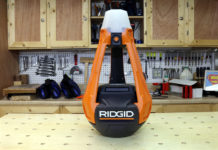 Ridgid 18V Hybrid Upright Area Light Review