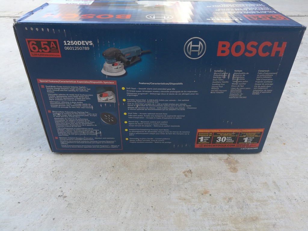 Bosch 6 Inch Orbital Sander Review