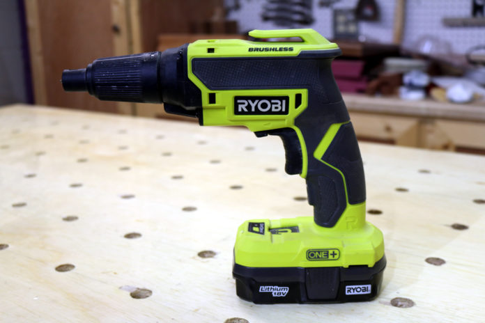 Ryobi 18-Volt Brushless Drywall Screw Gun Review