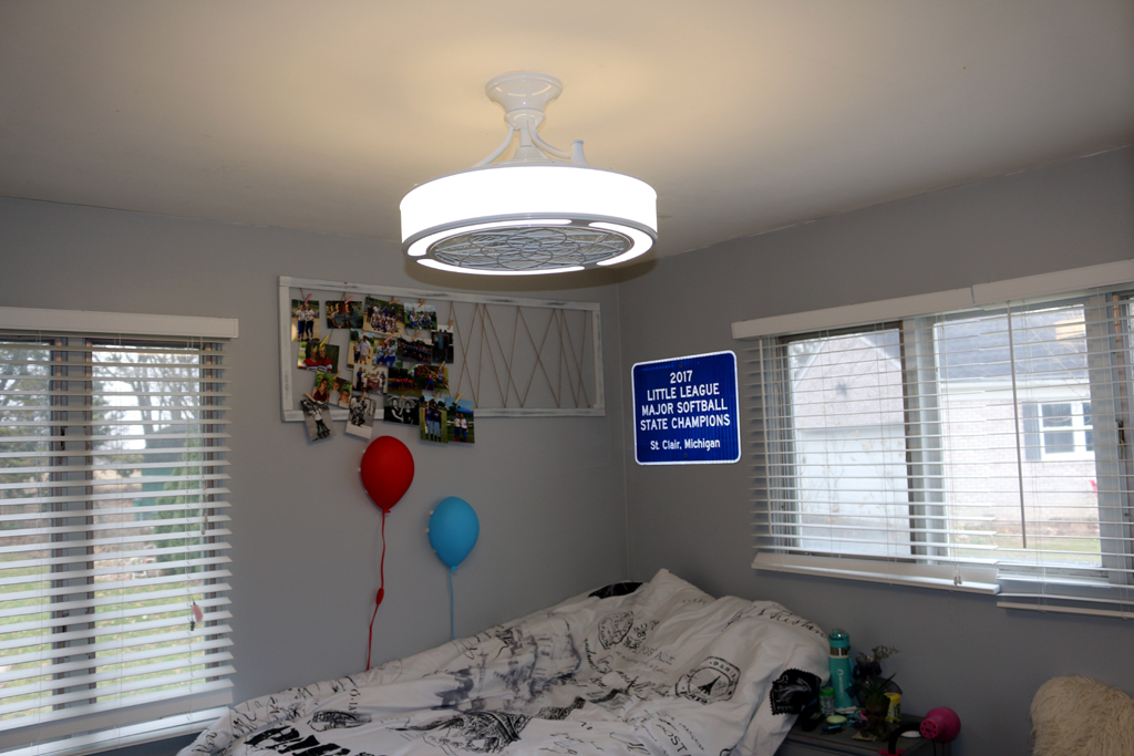 Stile Andersen Ceiling Fan Review, Anderson 22 In Indoor Outdoor Brushed Nickel Ceiling Fan