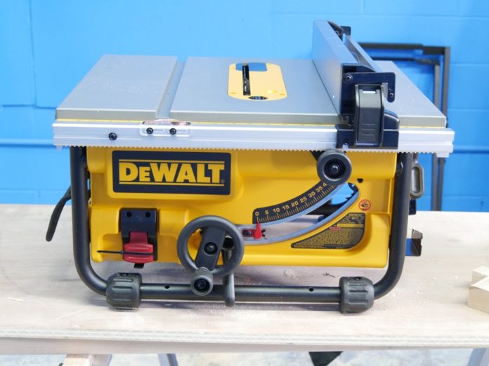 how to use dewalt table saw