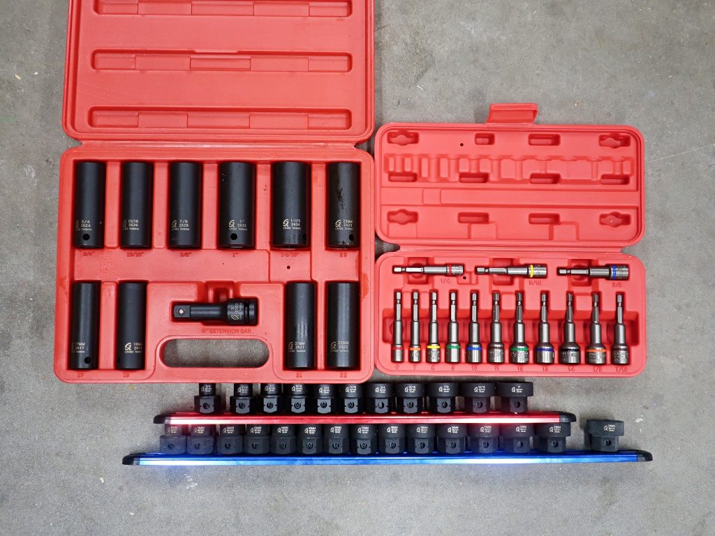 Sunex Tools 1/2" Drive Low Profile Impact Socket Set with Hex Shank Pack of 15 2673 for sale online 