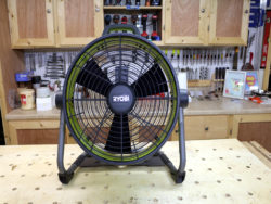 Ryobi 18-Volt Hybrid Air Cannon Drum Fan Review 14