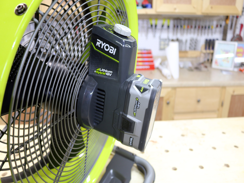 Ryobi 18-Volt Hybrid Air Cannon Drum Fan Review Tools In Action - Power Tool Reviews