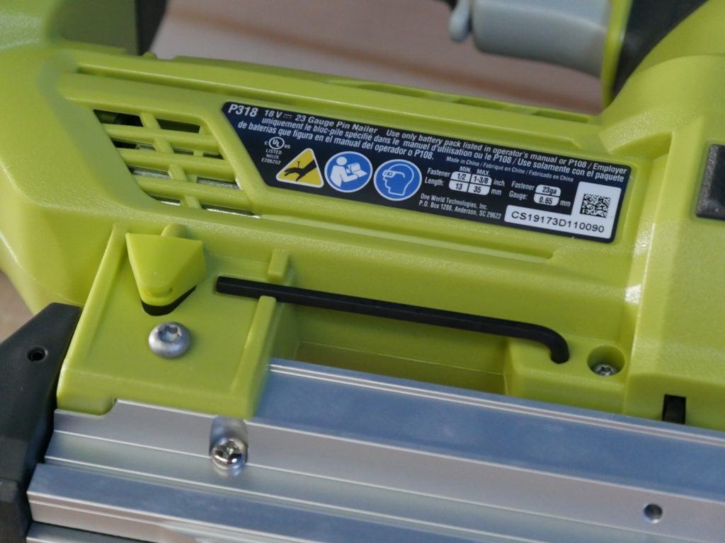 Ryobi Pin Nailer