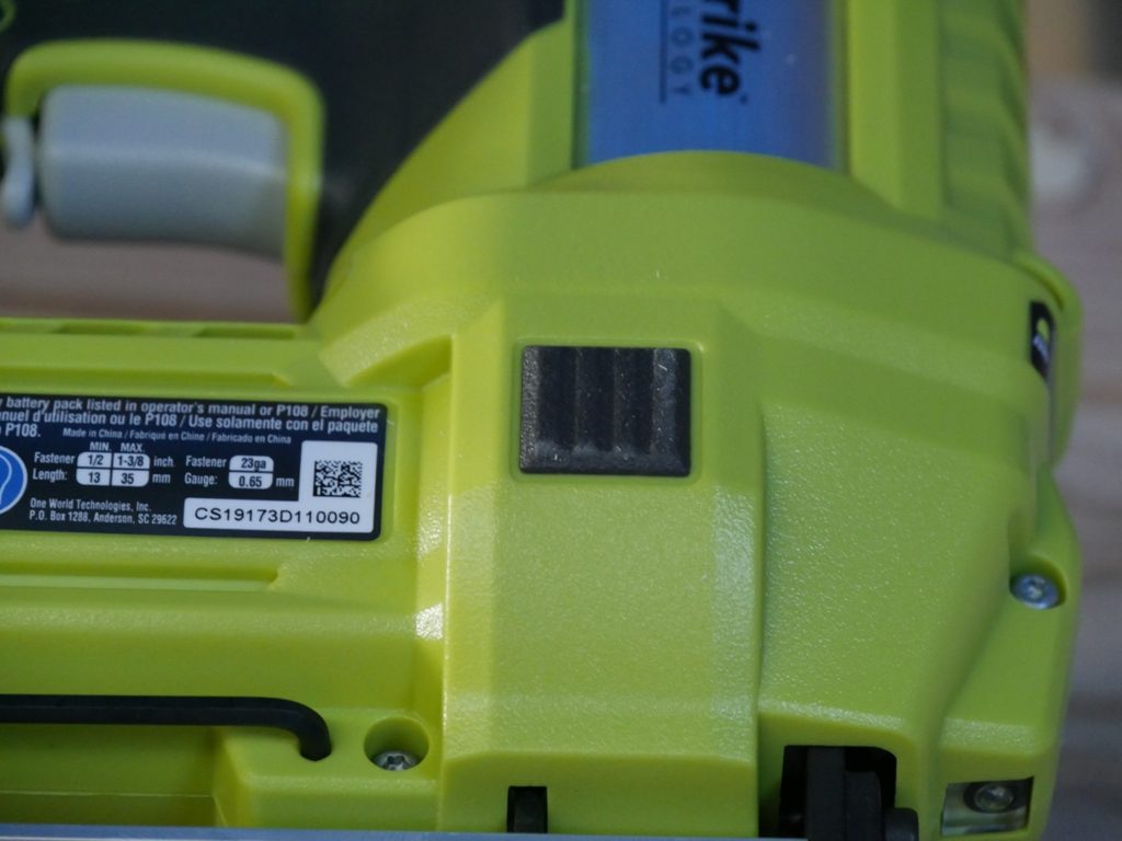 Ryobi Pin Nailer
