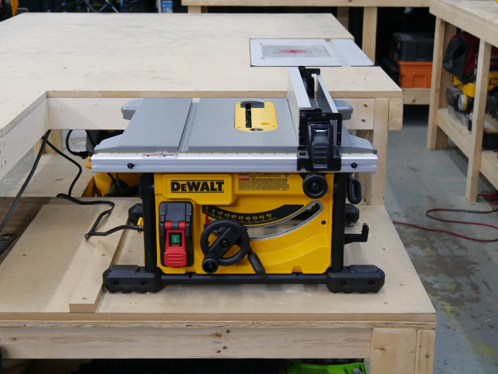 Dewalt Job Site Table Saw Tools In Action Power Tool Reviews