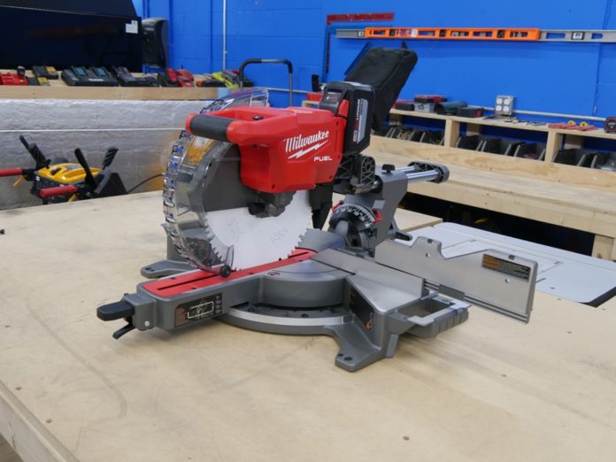 Milwaukee 12" Cordless Miter Saw Review Tools in Action
