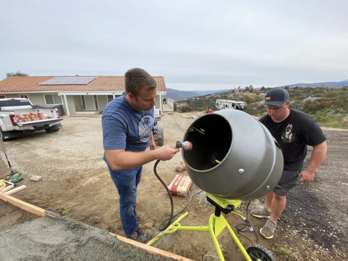 Ryobi Portable Concrete Mixer - Tools In Action - Power Tool Reviews