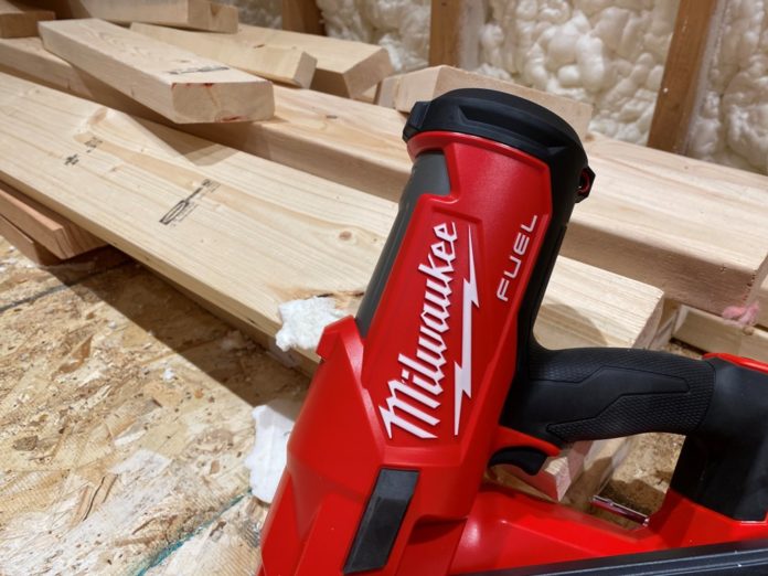 Milwaukee Cordless Framing Nailer Review Tools in Action