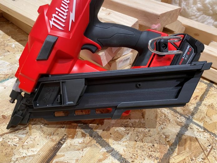 Milwaukee Cordless Framing Nailer Review Tools in Action