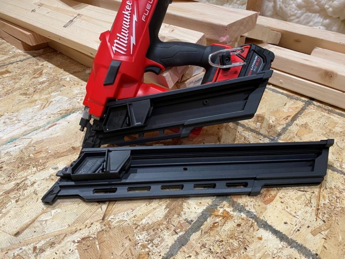 Milwaukee Cordless Framing Nailer Review Tools in Action