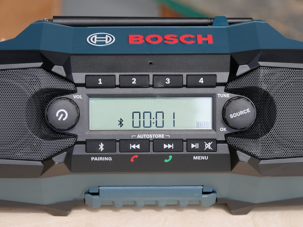 Bosch-werkplaatsradio