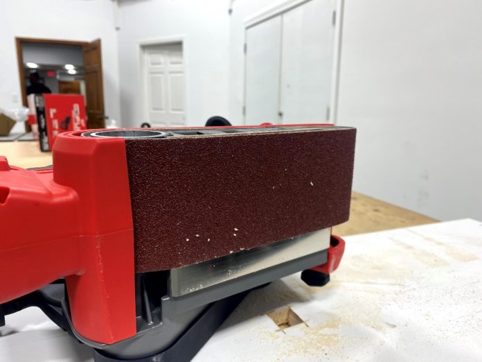 Milwaukee Cordless Belt Sander Tools In Action Power Tool Reviews