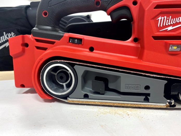 Milwaukee Cordless Belt Sander Tools In Action Power Tool Reviews