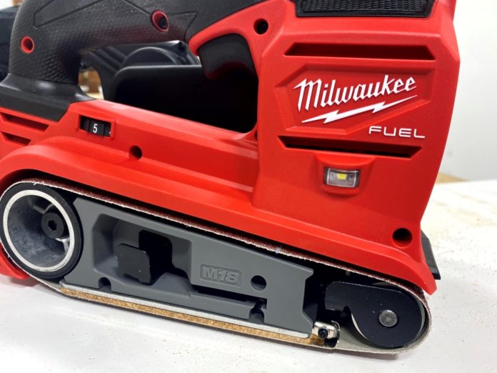 Milwaukee Cordless Belt Sander Tools In Action Power Tool Reviews