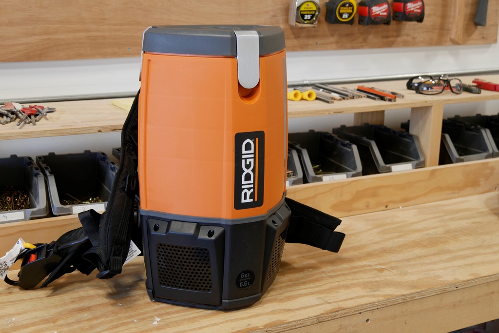 RIDGID NXT Backpack Vacuum – Tools In Action