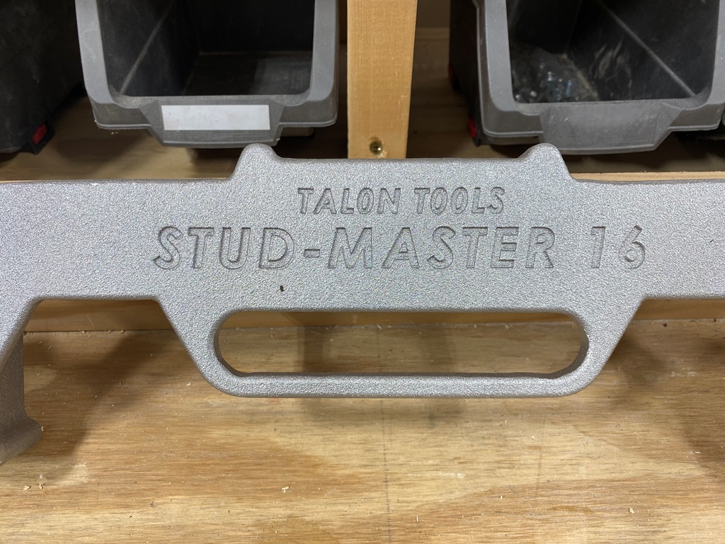 Stud Master 16 Framing Spacing Tool 270Mm Metal Stud Crimper Stud