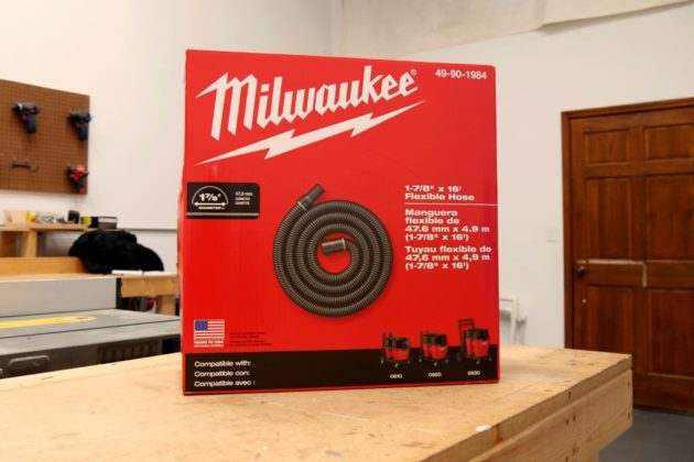 milwaukee m18 cordless wet/dry vacuum 16 ft hose