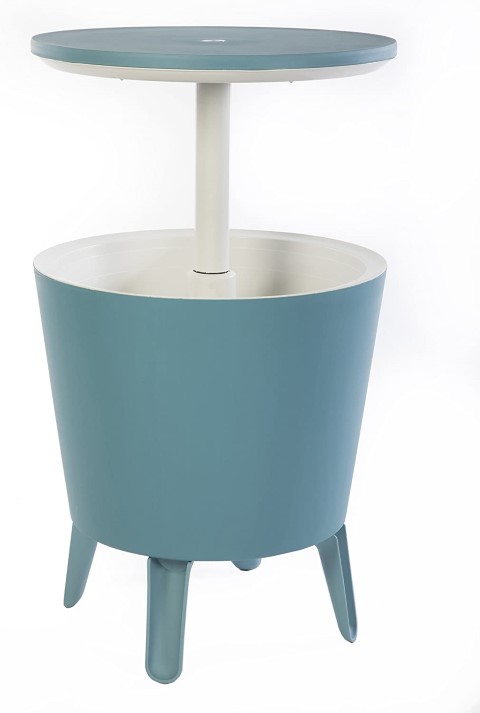 2023 mother's day gift guide pop-up cooler bar and side table in teal