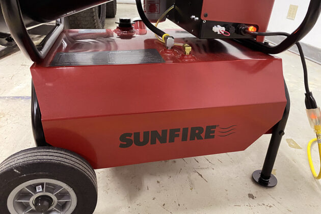 SunFire SF120 Radiant Portable Diesel Heater 14.2 gallon tank